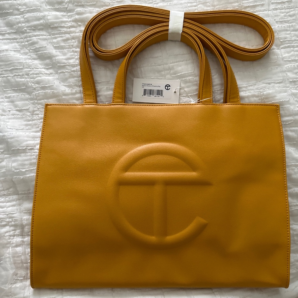 Telfar Medium Shopping Bag - Mustard